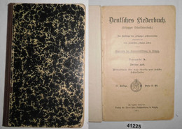 Deutsches Liederbuch (Leipziger Schulliederbuch) Ausgabe A Zweites Heft, Mittelstufe Für Das Fünfte Und Sechste Schuljah - Musica