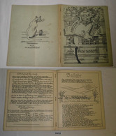 Festschrift: Den Oster Abiturienten, Dessau 14. März 1914 - Humor