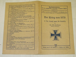 Der Krieg Von 1870 II. Kampf Gegen Die Republik - School Books