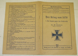 Der Krieg Von 1870 I. Der Kampf Gegen Das Kaiserreich - Schoolboeken