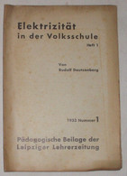 Elektrizität In Der Volksschule (Heft 1) - Libros De Enseñanza