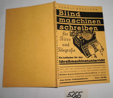 Blind Maschinen Schreiben - Libros De Enseñanza