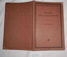 Des C.Sallusius Crispus Bellum Iugurthinum - School Books