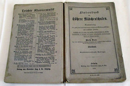 Liederbuch Für Höhere Mädchenschulen - Oberstufe - School Books