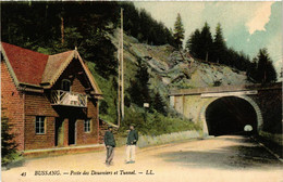 CPA BUSSANG - Poste Des Douaniers Et Tunnel (455865) - Col De Bussang