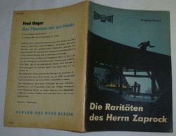 Die Raritäten Des Herrn Zaprock - Kriminalerzählung (Reihe: Blaulicht Nr. 55) - Andere & Zonder Classificatie