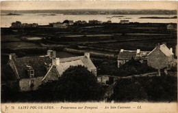 CPA St-POL-de-LÉON - Panorama Sur Pempoul - Au Loin Carentec (457692) - Saint-Pol-de-Léon