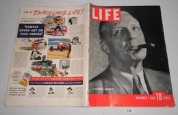 LIFE (amerikanisches Magazin Herausgegeben Von Henry Luce) 7. November 1938 - Sonstige & Ohne Zuordnung