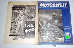 Motorwelt - Die Illustrierte Wochenschrift Des DDAC, Heft 1, 4. Januar 1935, 32. Jahrgang - Sonstige & Ohne Zuordnung