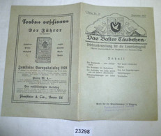 Das Basler Täubchen - Briefmarkenzeitung Für Die Sammlerjugend 1. Jahrgang Nr. 12 September 1927 - Sonstige & Ohne Zuordnung