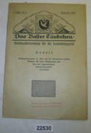 Das Basler Täubchen - Briefmarkenzeitung Für Die Sammlerjugend 1. Jahrgang Nr. 4 November 1926 - Sonstige & Ohne Zuordnung