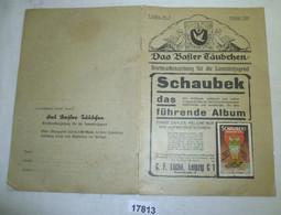 Das Basler Täubchen - Briefmarkenzeitung Für Die Sammlerjugend 1. Jahrgang Nr. 3 Oktober 1926 - Sonstige & Ohne Zuordnung