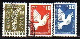 BULGARIA - 1947 - Serie De La Pais - 3v - Yv 512/14 -  (O) - Usados
