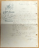 1904 - Papier à Entête - Grand Hôtel D'Orléans Louis Vignes à Toulouse - Prévoir Frais De Port - Sport En Toerisme