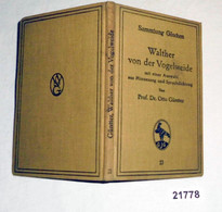 Walther Von Der Vogelweide Mit Einer Auswahl Aus Minnesang Und Spruchdichtung (Sammlung Göschen Band 23) - Lyrik & Essays