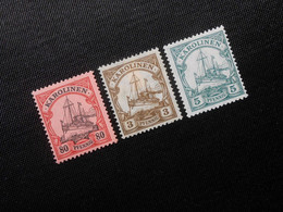 D.R.15*/21*/A21* Deutsche Kolonien (Karolinen)  1900/23 - Mi 18,50 € - Caroline Islands