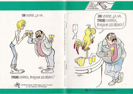 CABU Illustrations Originales De CABU - 1984 - Livret De 16 Pages Du Comité Français D'éducation Pour La Santé - Cabu