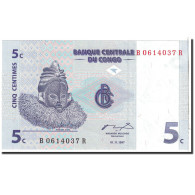 Billet, Congo Democratic Republic, 5 Centimes, 1997, 1997-11-01, KM:81a, NEUF - República Democrática Del Congo & Zaire