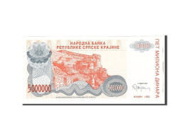 Billet, Croatie, 5 Million Dinara, 1993, Undated, KM:R24a, NEUF - Croatie