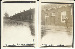 TURNHOUT - Nr 141 Graatakker En Aanpalende Huizen  Duitse Bezetting Oorlog 1914-1918 (2 Foto's 12x8.5 Cm) - War 1914-18
