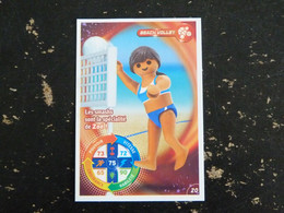 CARTE CARREFOUR PLAYMOBIL N° 20 - BEACH VOLLEY - Autres & Non Classés