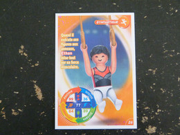 CARTE CARREFOUR PLAYMOBIL N° 26 - GYMNASTIQUE ANNEAUX - Other & Unclassified