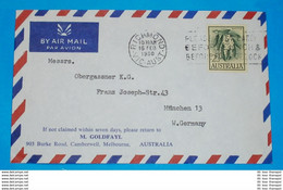 AUSTRALIEN - Brief Letter Lettre 信 Lettera -- Richmond 16.02.1960 (2 Foto)(35250) - Covers & Documents