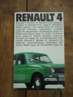Revue ( Prospectus ) Renault R 4 ... Année 1977 - Auto