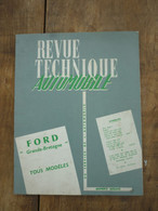 Revue Technique - Ford New Anglia, Consul , Capri Et Cortina... Année 1964 - Auto