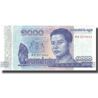 Billet, Cambodge, 1000 Riels, 2016, KM:51a, NEUF - Cambodge