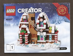 LEGO Creator - Manuale Istruzioni 40337 - (1) - Casa Pan Di Zenzero - Non Classificati