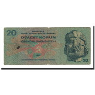 Billet, Tchécoslovaquie, 20 Korun, 1970, KM:92, B+ - Tsjechoslowakije