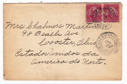 Lettre Curitiba Paraná Brasil Brésil Brazil Escola Americana Wooster Ohio USA - Storia Postale