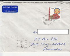 FESTIVAL STAMP ON COVER, 1998, SWEDEN - Brieven En Documenten