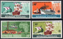 TOGO Bateaux, Bateaux A Voile, Bateaux A Vapeur, Port De LOME Yvert N° 573/76 ** MNH - Ships