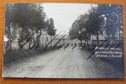 Chateau D'Assenois. Lavaux Avenue D'entreè. Léglise.RPPC , Carte Photo - Leglise