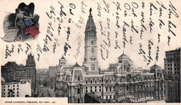 Greetings From Picturesque America) City Hall Philadelphia (Pennsylvania PA) Arthur Livingston Publisher 1900 - Philadelphia