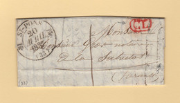 St Pons - 33 - Herault - 20 Avril 1837 - CL Correspondance Locale - 1801-1848: Precursores XIX