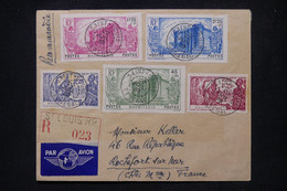 MAURITANIE - Révolution / Expo New York Sur Enveloppe De St Louis En Recommandé Pour La France En 1939 - L 103890 - Covers & Documents