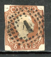 Portugal   Y&T  5    Obl    ----    Superbe Oblitération... - Used Stamps