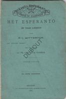 Eperanto: Tien Lessen - A.J. Wittebryck - Brugge 1904 (N593) - Anciens