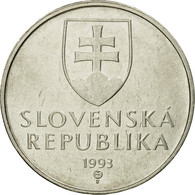 Monnaie, Slovaquie, 2 Koruna, 1993, TTB, Nickel Plated Steel, KM:13 - Eslovaquia