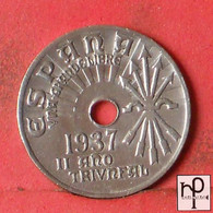 SPAIN 25 CENTIMOS 1937 -    KM# 753 - (Nº44264) - 25 Centiemos