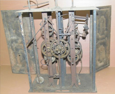 Delcampe - MOUVEMENT De PENDULE HORLOGE COMTOISE XIXe Avec Fonction REVEIL JUS GRENIER N185  POUR PENDULE ANCIENNE - Clocks