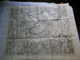 GLACIERS DES ALPES DE L' ÖTZTAL - DIE GLETSCHERWELT DER INNER ÖTZTALER ALPEN - 1947 - SERVICES GEOGRAPHIQUES DES T.O.A. - Topographical Maps