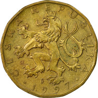 Monnaie, République Tchèque, 20 Korun, 1997, TTB, Brass Plated Steel, KM:5 - Czech Republic