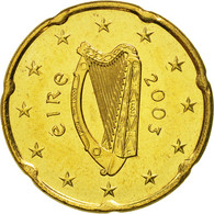 IRELAND REPUBLIC, 20 Euro Cent, 2003, FDC, Laiton, KM:36 - Ireland