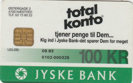 Denmark, DD 005, Totalkonto, Bank, Only 1250 Issued, 2 Scans. - Dänemark