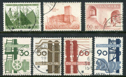 DENMARK 1968 Complete Issues Used Michel 467-473 - Used Stamps