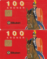 Denmark, DD 011a And 011b, Horse Guard, Bank, Only 1250 And 1653 Issued, 2 Scans. - Dänemark